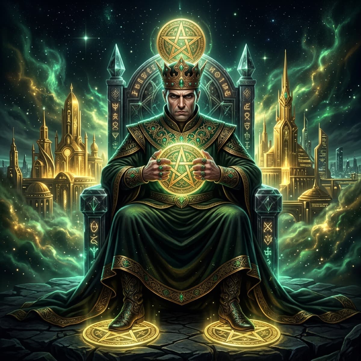 tarot four of pentacles