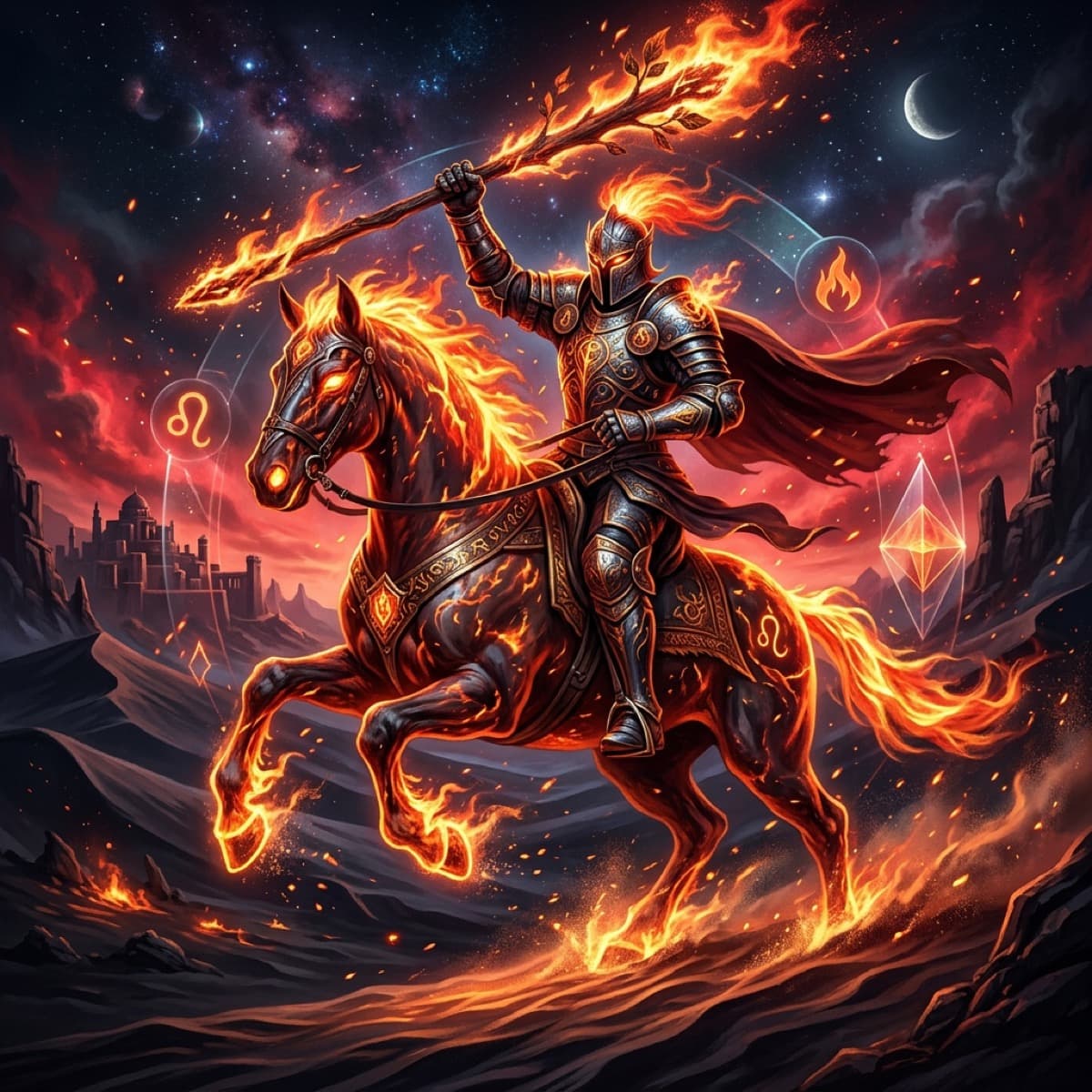 tarot knight of wands